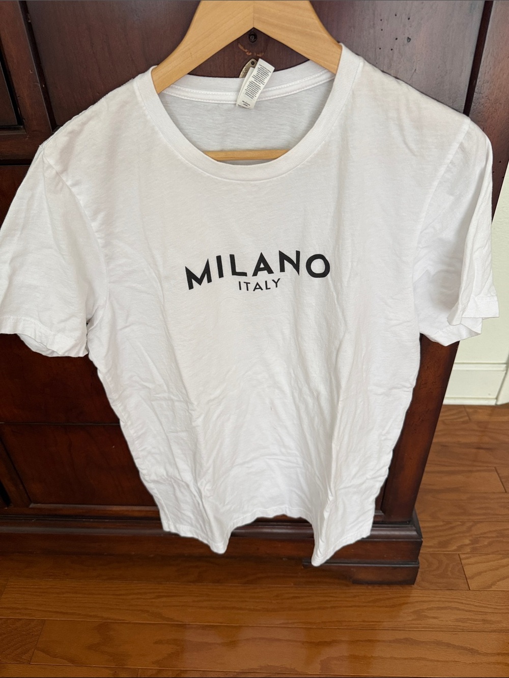 Bella Canvas White Tee with Black Graphic